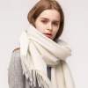 Cashmere muffler mid-season couple shawl scarf long