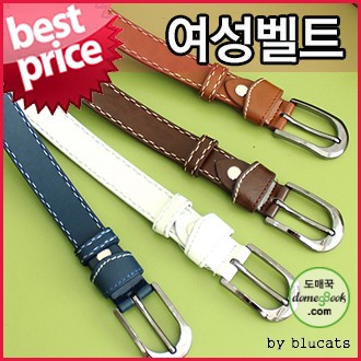 Blue Cats WB1250 Women's Slim Belt Casual Stitch Belt