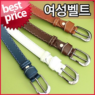 Blue Cats WB1250 Women's Slim Belt Casual Stitch Belt