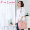 Remaining dumping rose garden messenger bag women's bag cross bag eco bag