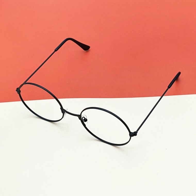 Black round glasses frames