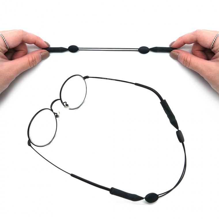 Adjustable length sports activity anti-slip sunglasses glasses strap