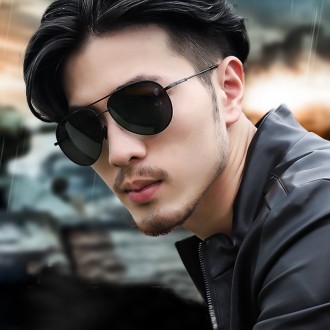 Different Memory Steel Aviator Polarized Sunglasses