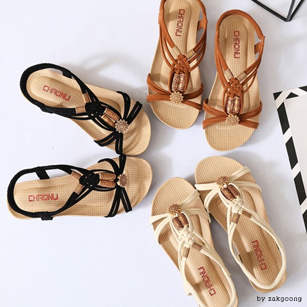 [Wholesale] Women's Sandals Beads Big Size Sandals Women's Sandals SA820