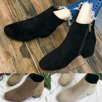 [Wholesale] Women's Walker Women's Ankle Boots Bootie Heel Chelsea MK619