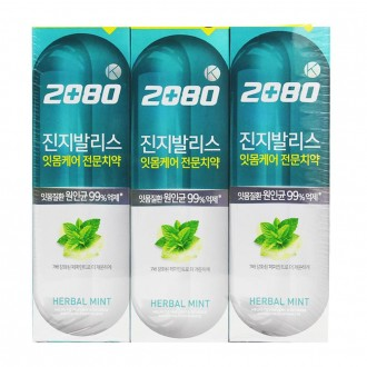 2080 Jinjibalis Toothpaste Planning Herb Mint 120gx3