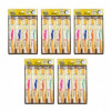 Medicare G Gold Toothbrush 4 Pack 5 Double Micro-Bristles Gold Toothbrush Gold Nano Antibacterial Slim Bristles