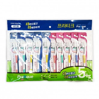 Cool Touch Pratic Toothbrush 10 pcs 2 toothbrush set Dual micro bristles