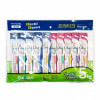 Cool Touch Pratic Toothbrush 10 pcs 2 toothbrush set Dual micro bristles