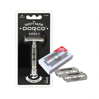 Dorco Safety Razor (10 Blades Included) Double Edge Razor