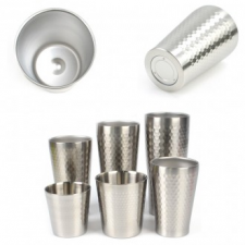 Double Vacuum Stainless Steel Water Cup Juice Cup Beer Cup Beer Mug 1p