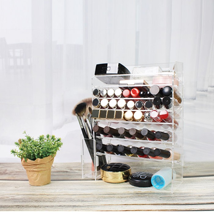 Acrylic Lipstick Tower Lipstick Organizer Organizer Storage Shelf S