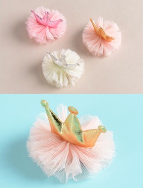 Bling Crown Netting Clip