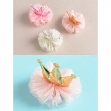 Bling Crown Netting Clip