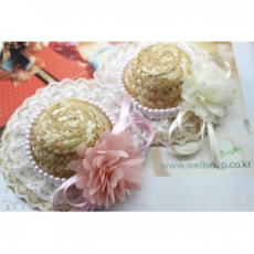 Mini Chrysanthemum Hat / Baby Shop / Super pretty hat clip / Awesome