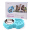 Dog food feeder to prevent sudden death