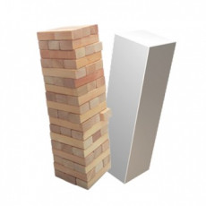 Plain wood block/54P/genuine standard/high-quality wood/board game/KC certified