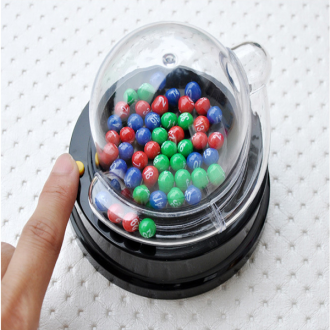 Lotto draw machine party, glass spinning, fortune telling, dice party supplies, camping, outing, club