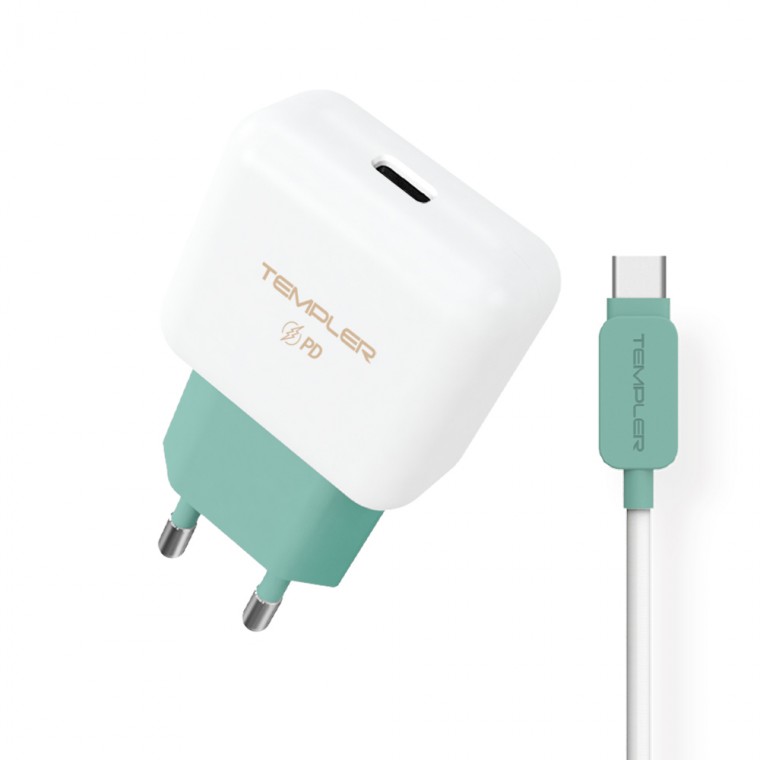 Templar PD Home Fast Charger 18W (CtoC Cable)