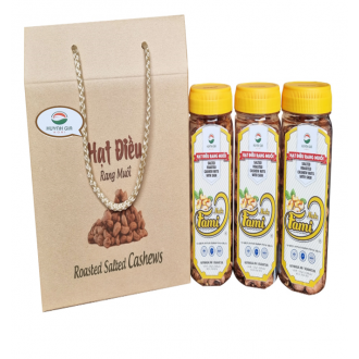 [Filial piety gift] Premium Vietnamese cashew nuts roasted in the shell, even more delicious, 250gX3 boxes (for gift)