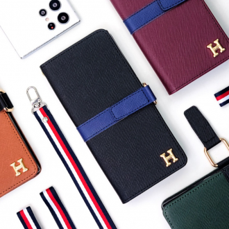 Jackpot Hip Point Diary Case for Galaxy Note 8/Wallet Type/Strap Included/Card Loss Prevention Pad/Saffiano Fabric