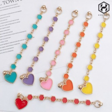 [Hunicase] Heart Glass Hand Strap All Cell Phone Accessories Cell Phone Strap