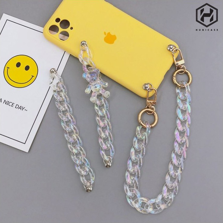 [Hunicase] Aurora Acrylic Hand Strap All Cell Phone Accessories Cell Phone Strap