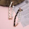 [Hunicase] Pearl Leather Chain Hand Strap All Cell Phone Accessories Cell Phone Strap
