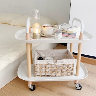 Mobile Side Table Trolley Side Table