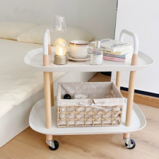 Mobile Side Table Trolley Side Table