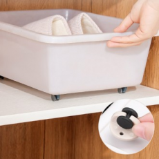 DIY Adhesive Mini Wheel Mini Rail Small Roller Wheel 4P