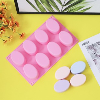 Basic Round Oval Soap Plaster Fragrance Candle Making Mold